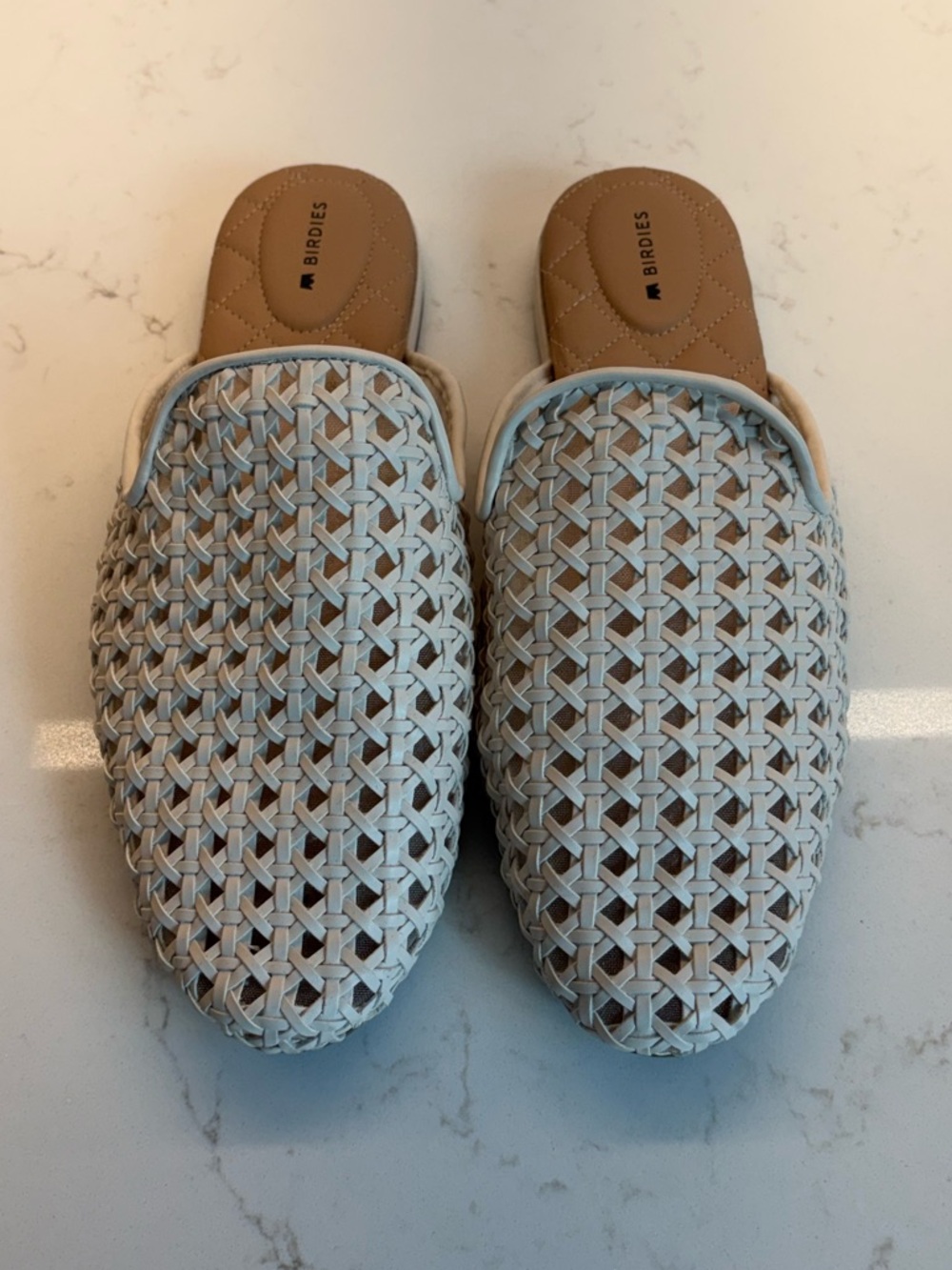EUC Birdies Phoebe Woven Mules. Ecru. Size 10.5. Retail price $145. - Picture 2 of 8